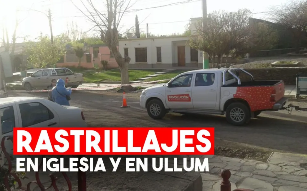 Comenzaron los operativos de rastrillaje en Iglesia y Ullum por casos positivos de coronavirus en cada departamento