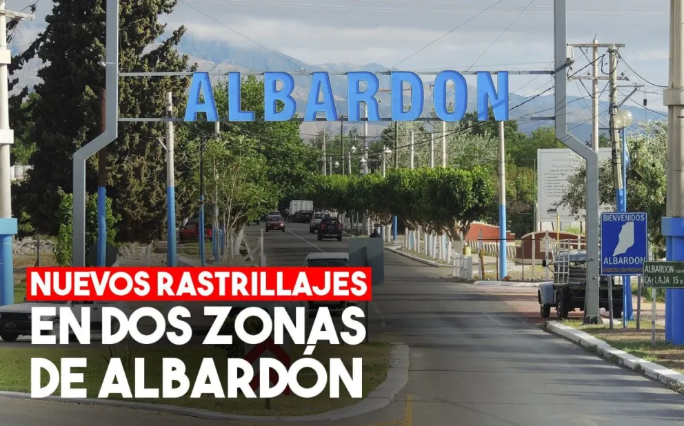 Volvieron a realizar rastrillajes en Albardón