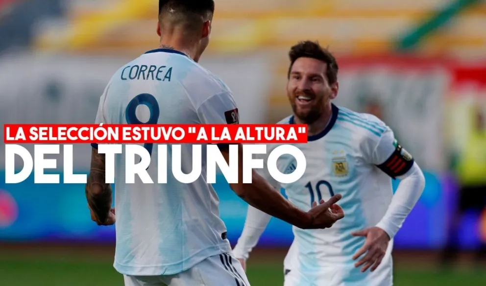 Argentina venció a Bolivia y es líder de las eliminatorias