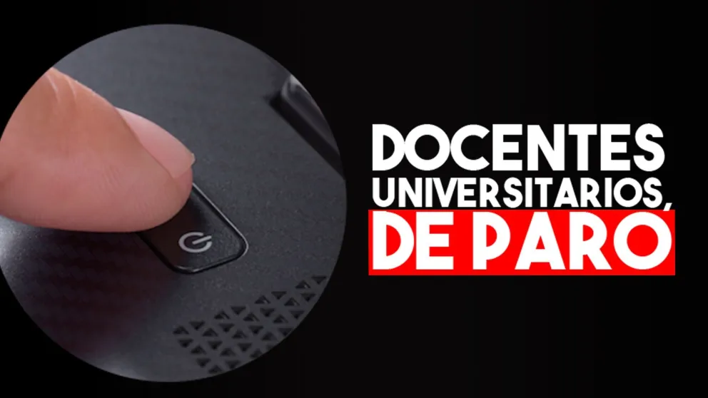 Docentes Universitarios realizan un paro virtual: apagón y desconexión por 48 horas