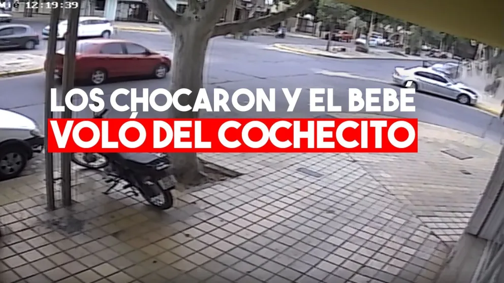 Una mujer y su bebé se llevaron la peor parte tras un choque