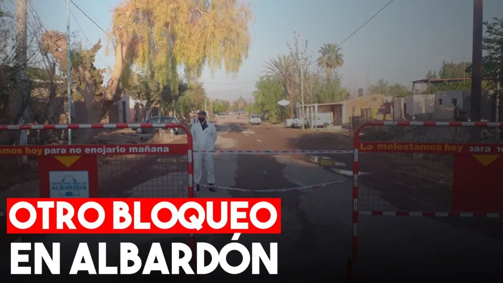 Un nuevo bloqueo preventivo en Albardón