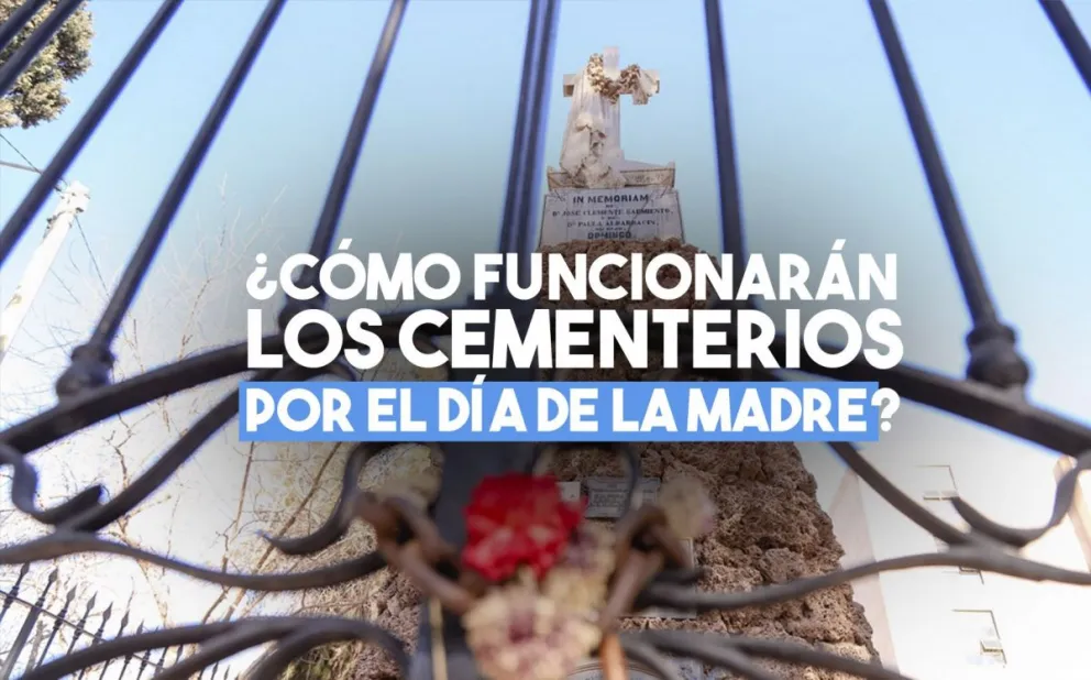 Mirá cómo funcionarán los cementerios durante el domingo