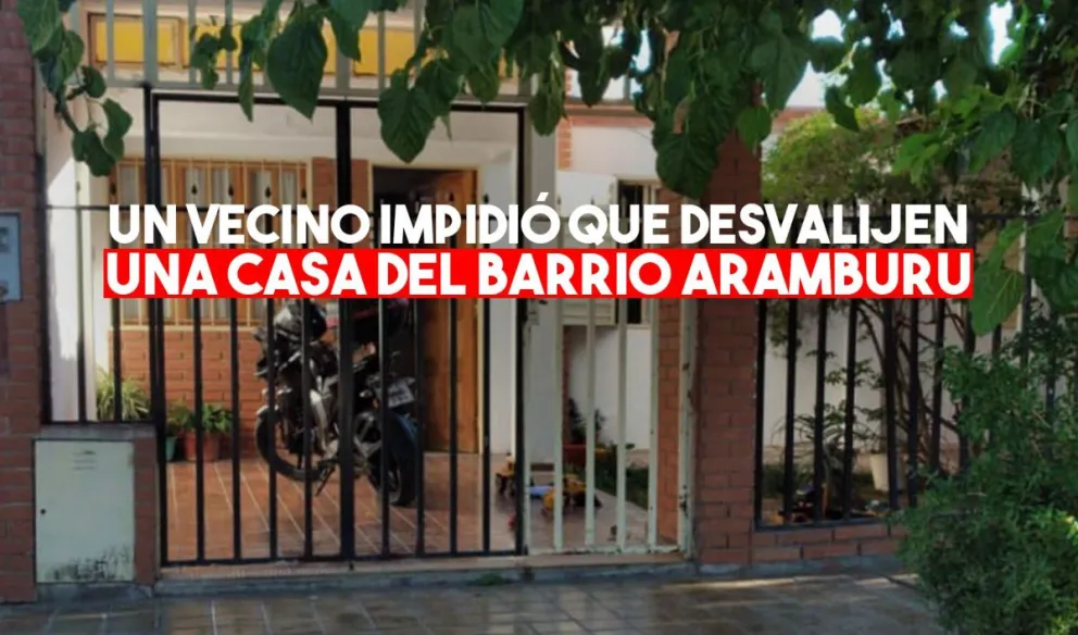 Rivadavia: dos delincuentes desvalijaban una casa y un vecino frustró el robo