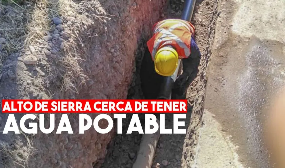 Avances en la obra que proveerá del servicio de agua potable a Alto de Sierra