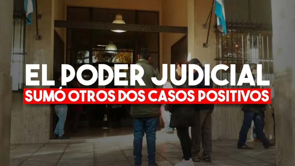 Detectaron otros dos casos positivos de covid en el Poder Judicial