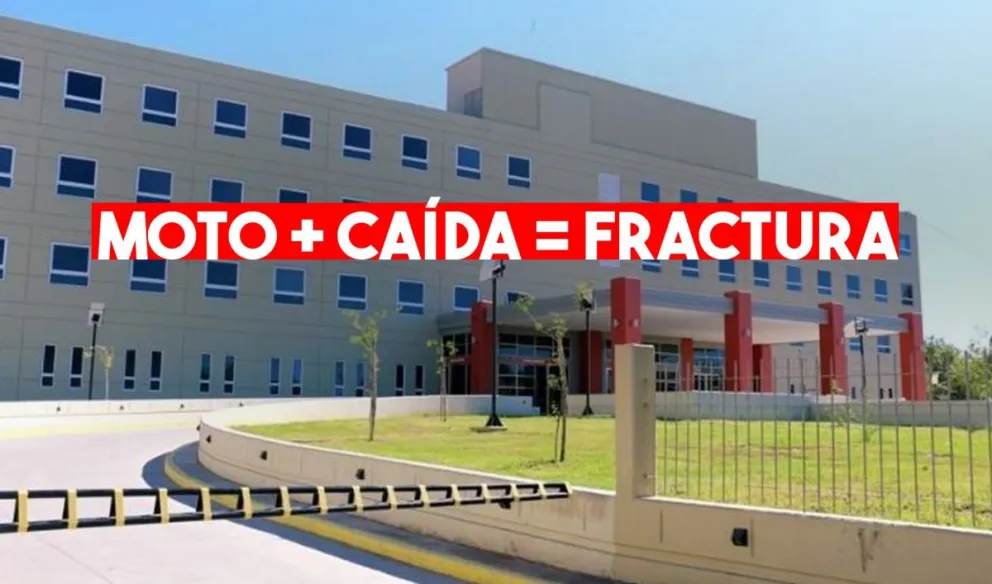 Pocito: un niño 11 años terminó fracturado tras caer de una moto