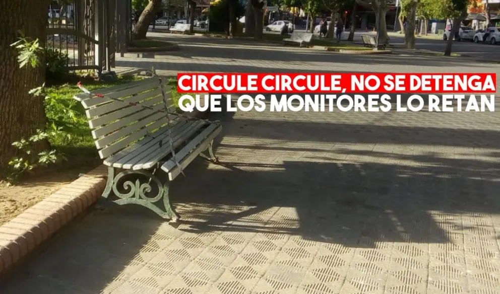 Capital: se pinchan las burbujas en espacios verdes y plazas con fines recreativos