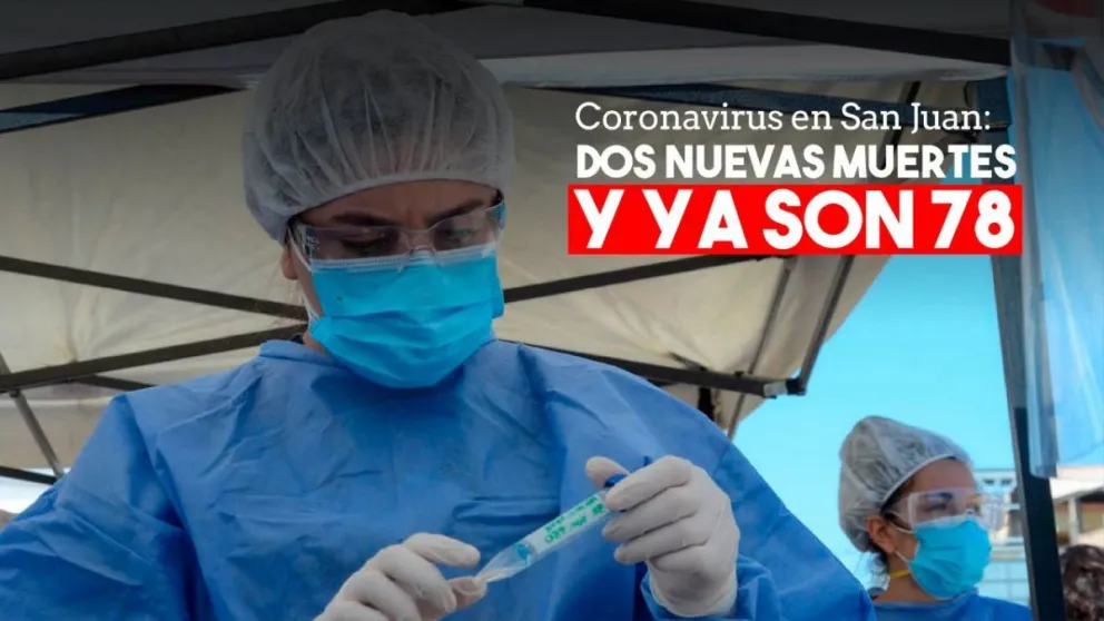 Coronavirus: confirman dos nuevas muertes en San Juan