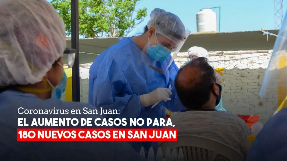 Coronavirus: San Juan suma 180 nuevos casos
