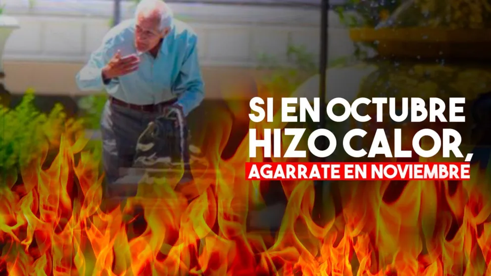 Se viene un noviembre muy caluroso con esporádicos alivios