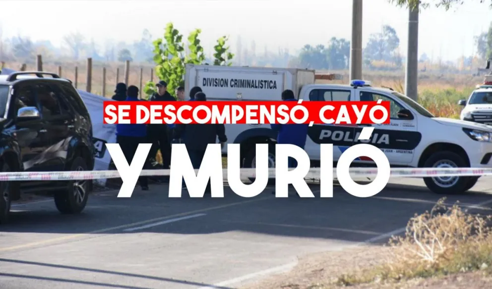 En Rivadavia: un hombre se descompensó y falleció en la vía pública