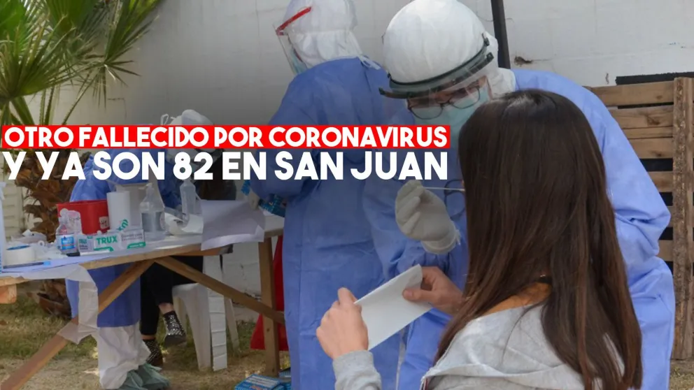 Coronavirus: hay un nuevo fallecimiento por COVID-19 en San Juan