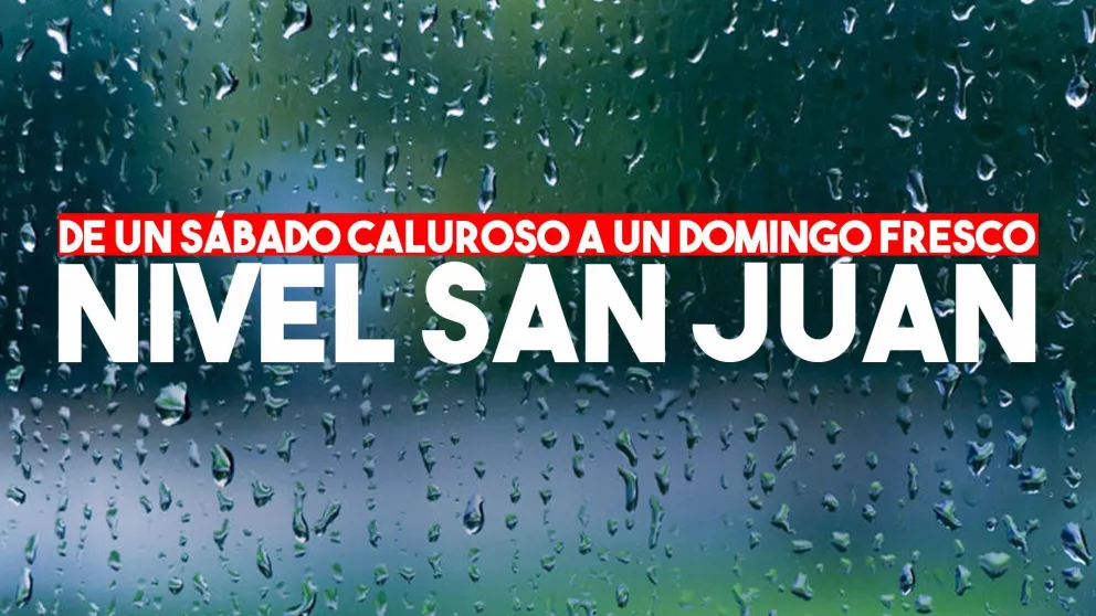 ¿De un sábado caluroso a un domingo fresquito?