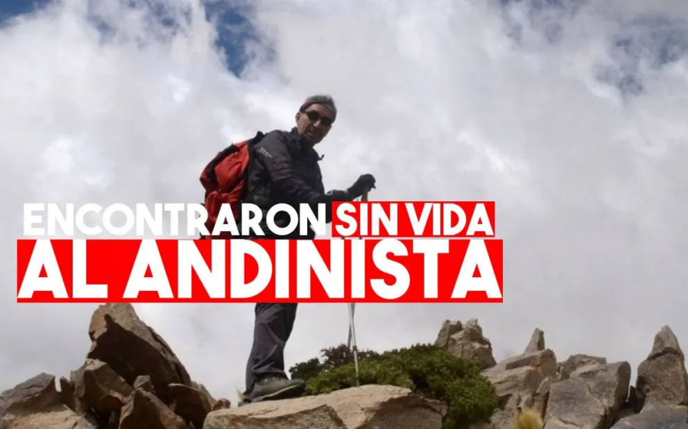 Encontraron sin vida al andinista