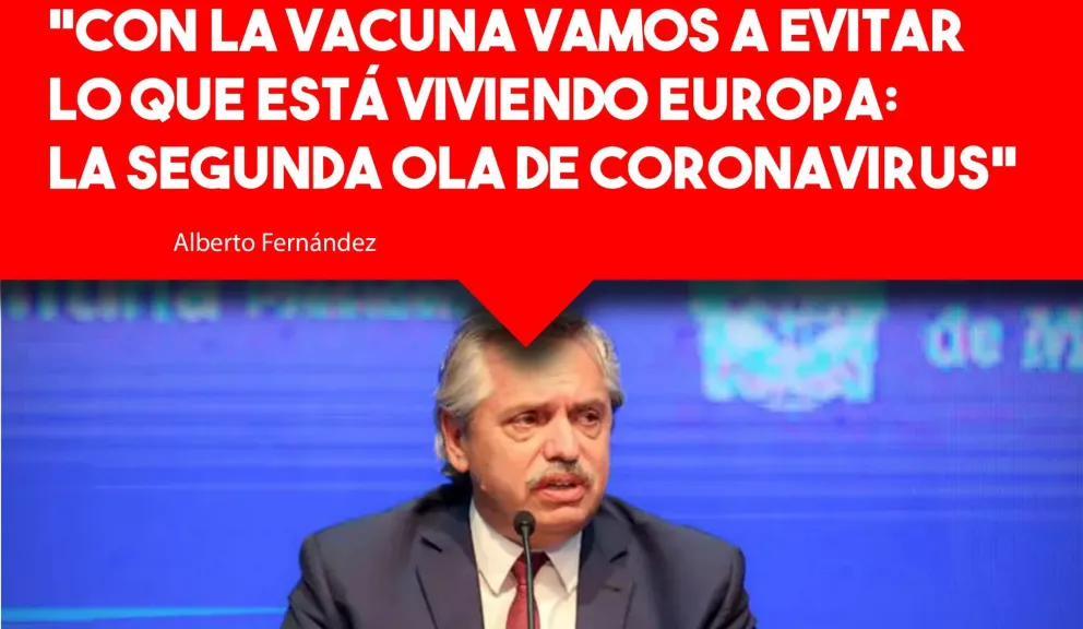 El presidente optimista con la llegada de la vacuna contra el covid-19