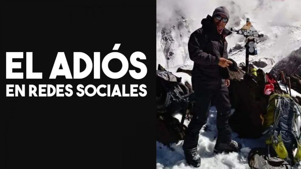 Tristeza en las redes sociales para despedir al andinista Rivas