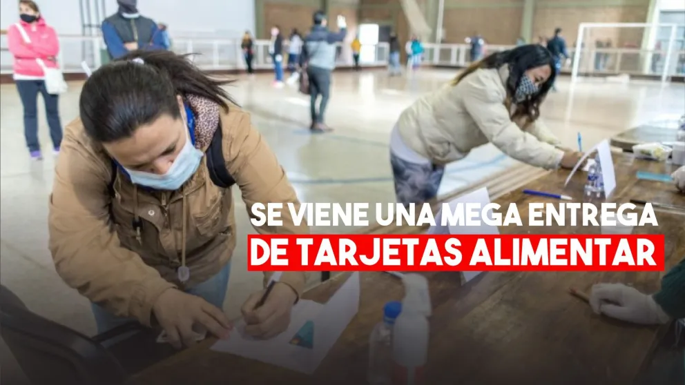 Se viene la entrega de tarjetas Alimentar en toda la provincia