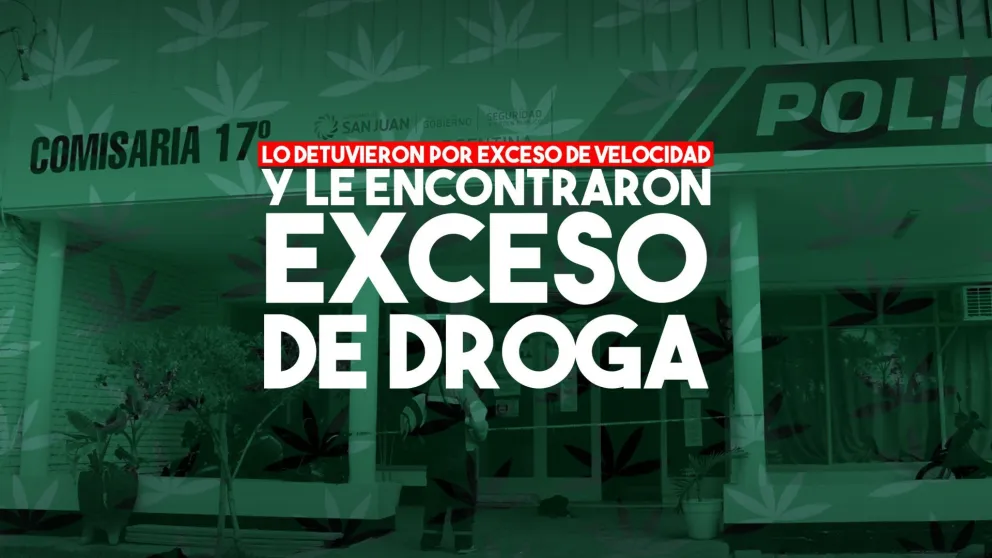 Lo paró la Policía por exceso de velocidad y le hallaron droga
