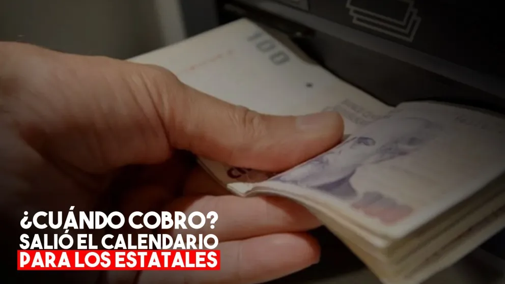 Desde el sábado empiezan a pagar con el aumento a los estatales