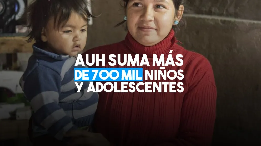 Casi un millón de niños y adolescentes que no tenían beneficios se sumarán a la AUH