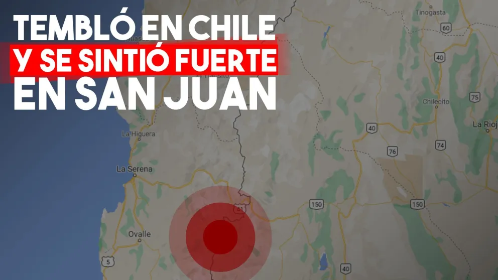 Un fuerte temblor en Coquimbo se sintió en San Juan