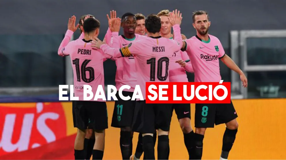Con gol de Messi, Barcelona le ganó a la Juve