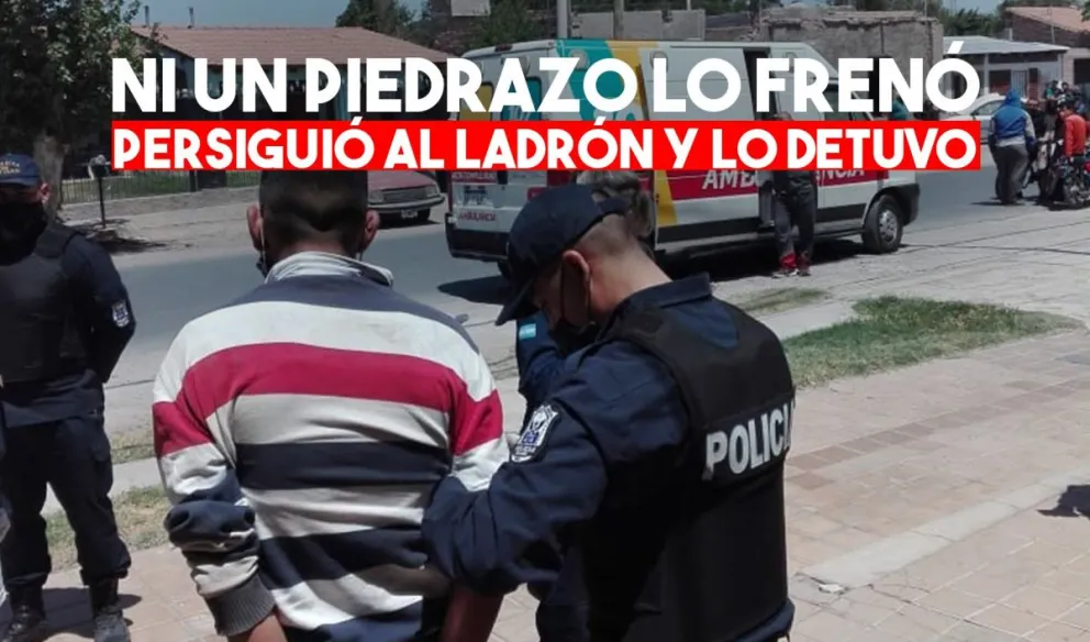 Le robaron la bicicleta de su casa y luego de una pelea con el ladrón, la recuperó