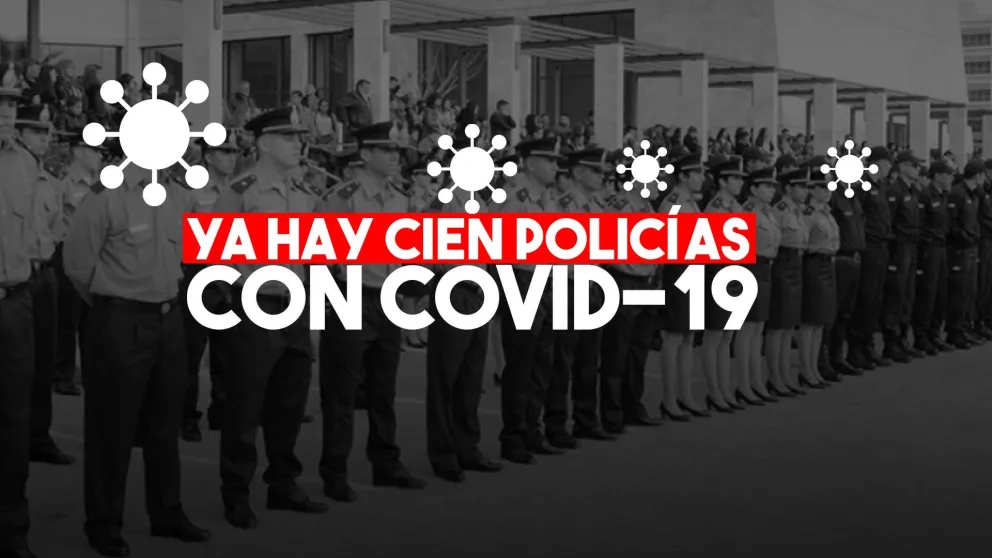 Ya son 100 los policías con coronavirus