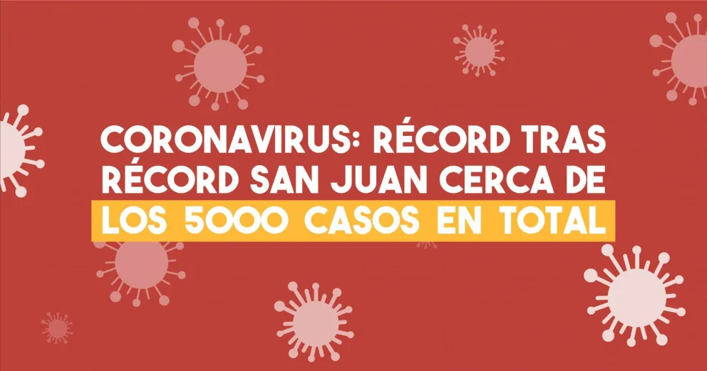 Coronavirus: otro día récord, San Juan suma 442 nuevos casos
