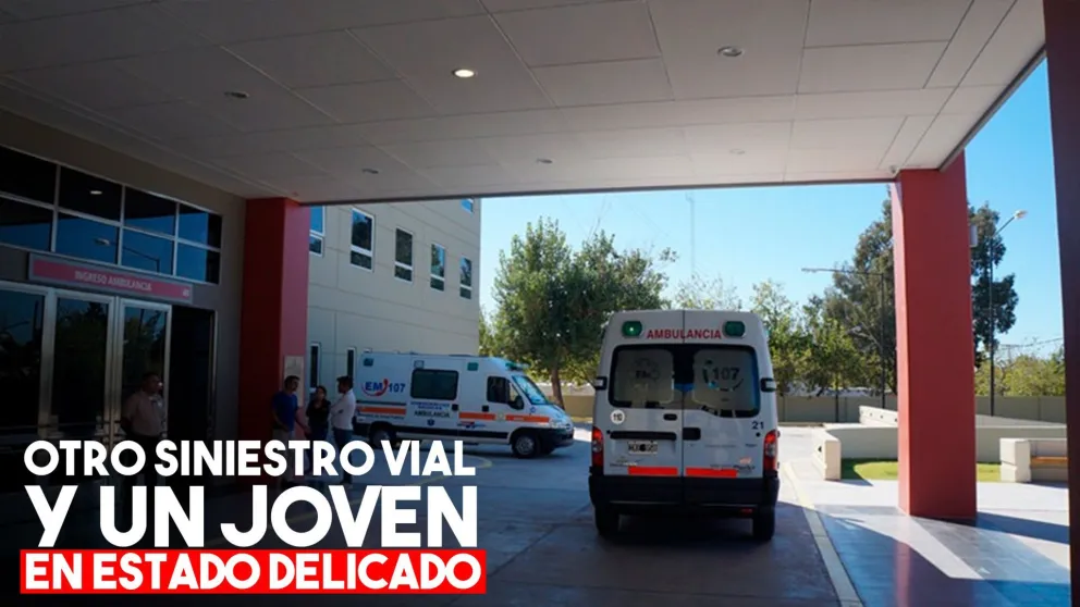 Un auto y una moto protagonizaron un siniestro y un joven quedó en grave estado