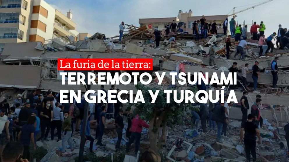 Un terremoto seguido de tsunami sacudió a Grecia y Turquía