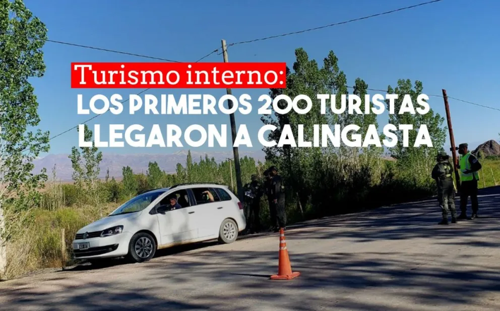 Más de 200 personas entraron a Calingasta en la reapertura del turismo interno