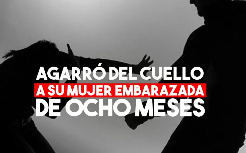 Rompió una perimetral y agarró del cuello a su ex mujer embarazada