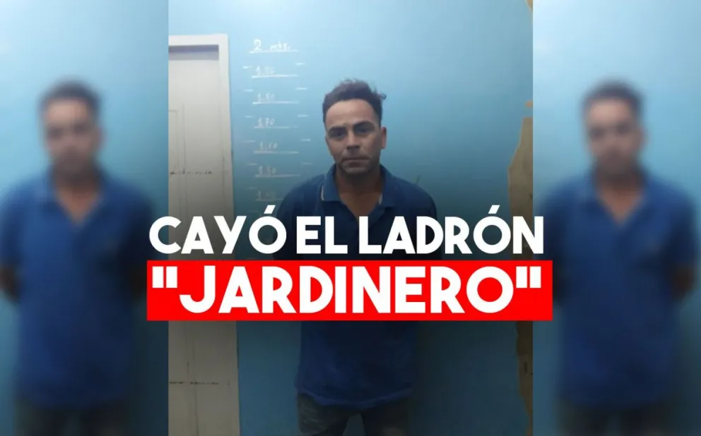 Lo pescaron "infraganti" robando herramientas de jardinería