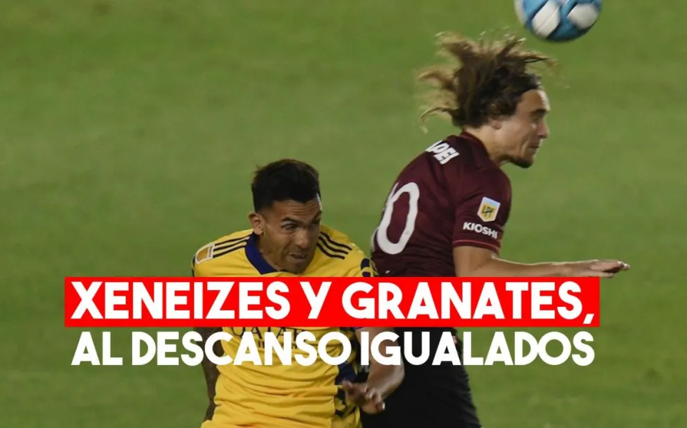Boca y Lanús, al descanso igualados en un tanto