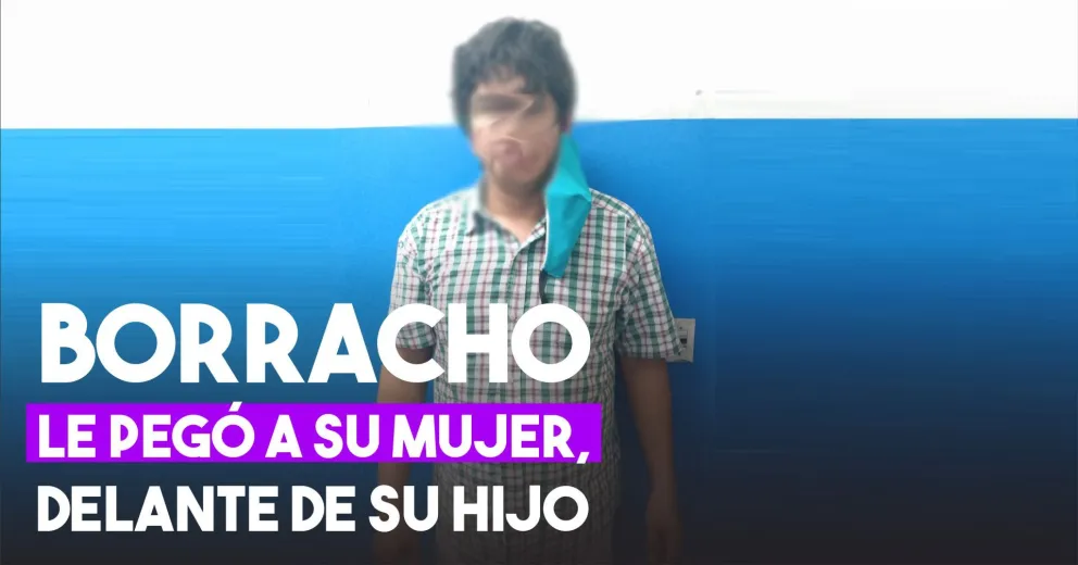 Borracho, fue hasta la casa de su ex mujer y le pegó en frente de su hijo