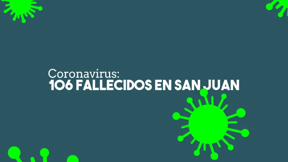 Coronavirus: dos nuevos fallecidos y ya son 106 en San Juan
