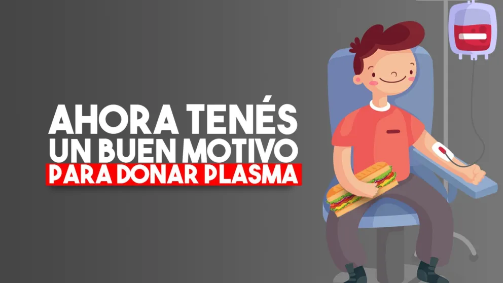 La interesante campaña de un local gastronómico para incentivar la donación de plasma