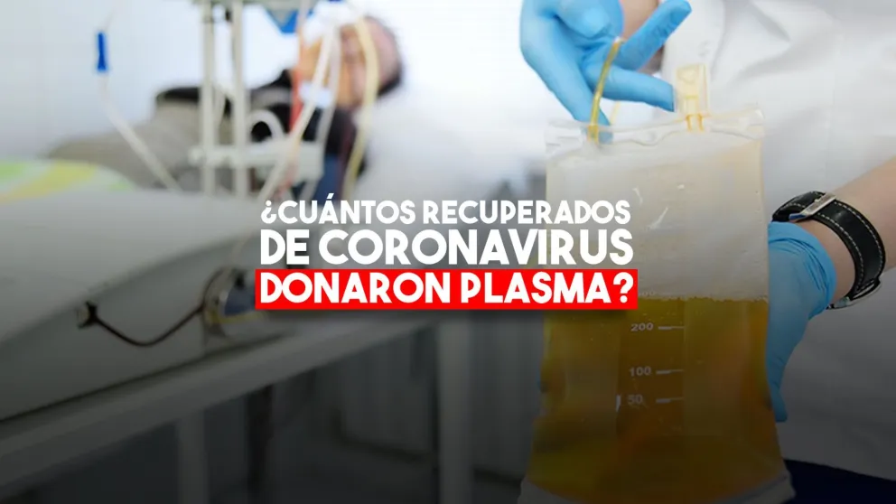 Solo el 3% de los recuperados de covid en San Juan donaron plasma