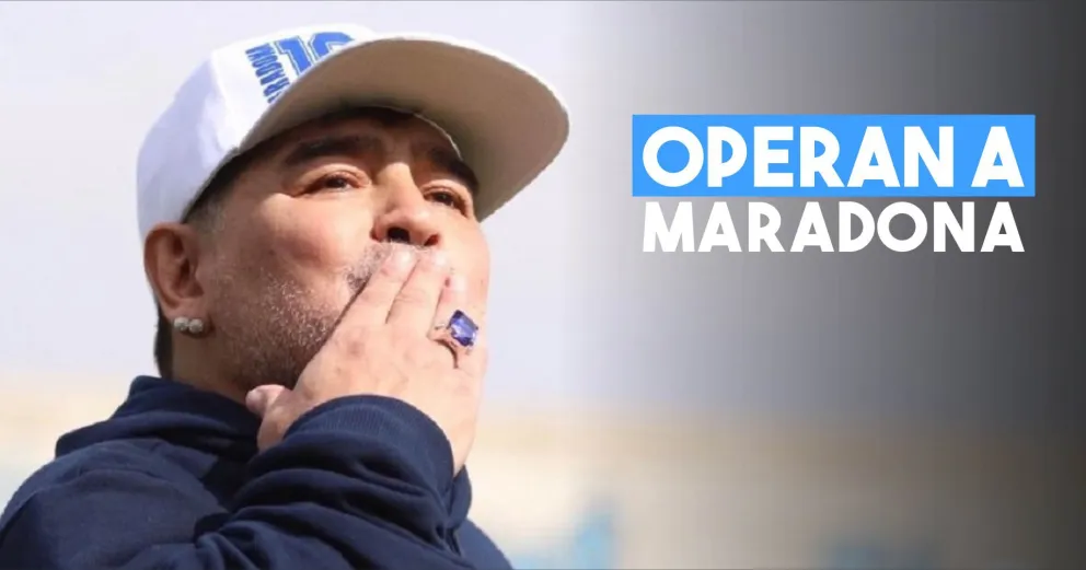 Diego Maradona tendrá que ser operado por un hematoma subdural