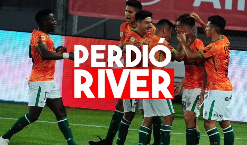 Banfield venció a River en el debút de la Liga Profesional de Futbol