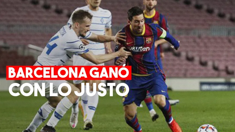 Con gol de Messi, ganó el Barca