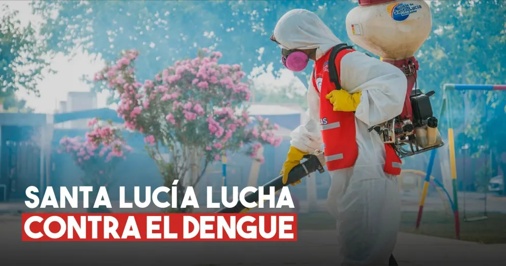 Santa Lucía: se refuerza el operativo sanitario para combatir el dengue