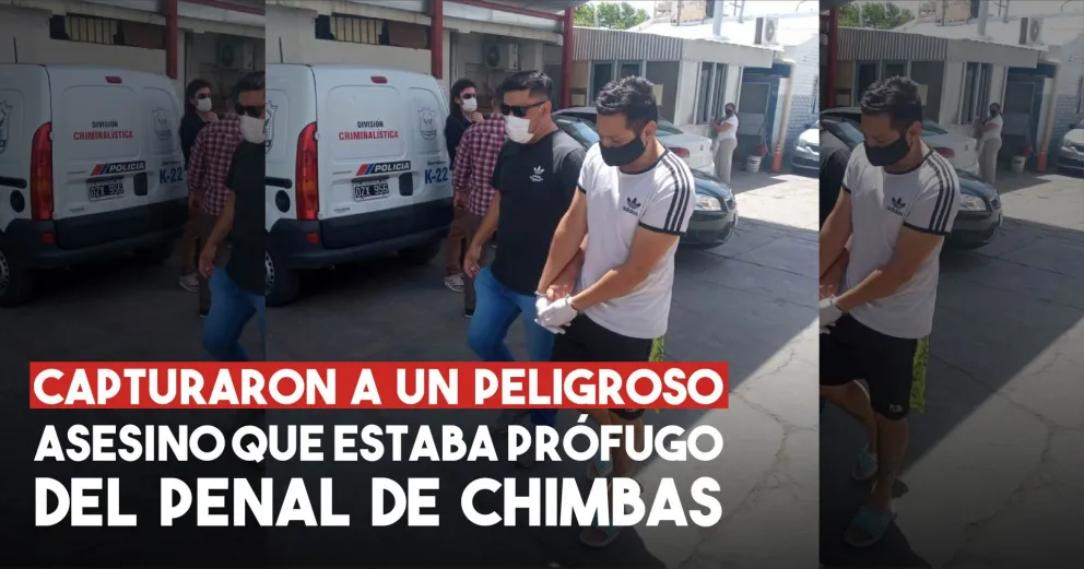 Detuvieron a un homicida prófugo del penal de chimbas