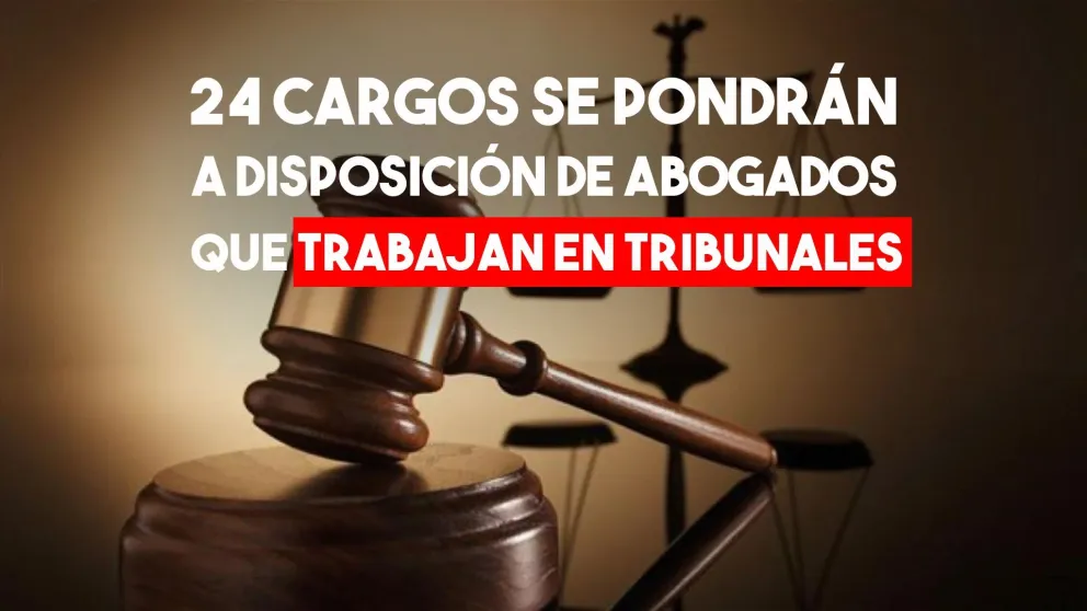 El Poder Judicial lanza otro concurso para ocupar cargos