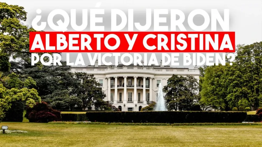 El mensaje de Alberto y Cristina para Joe Biden