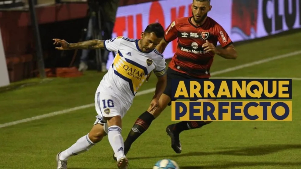 Boca debutó en la Copa de la Liga Profesional con una victoria frente a Newell´s