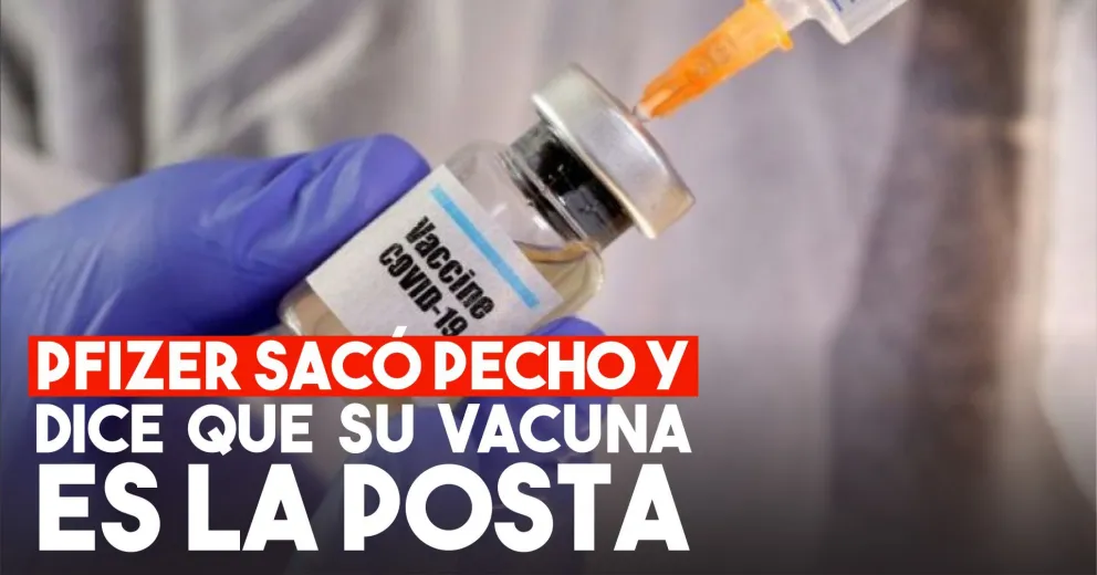 Pfizer asegura que su vacuna tiene un 90% de eficacia contra el coronavirus
