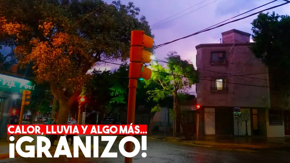 Llovió en el Gran San Juan: granizo y viento en algunos departamentos